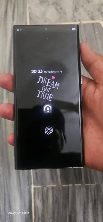 Samsung Mobile S23 Ultra pin dot+glass crack read add