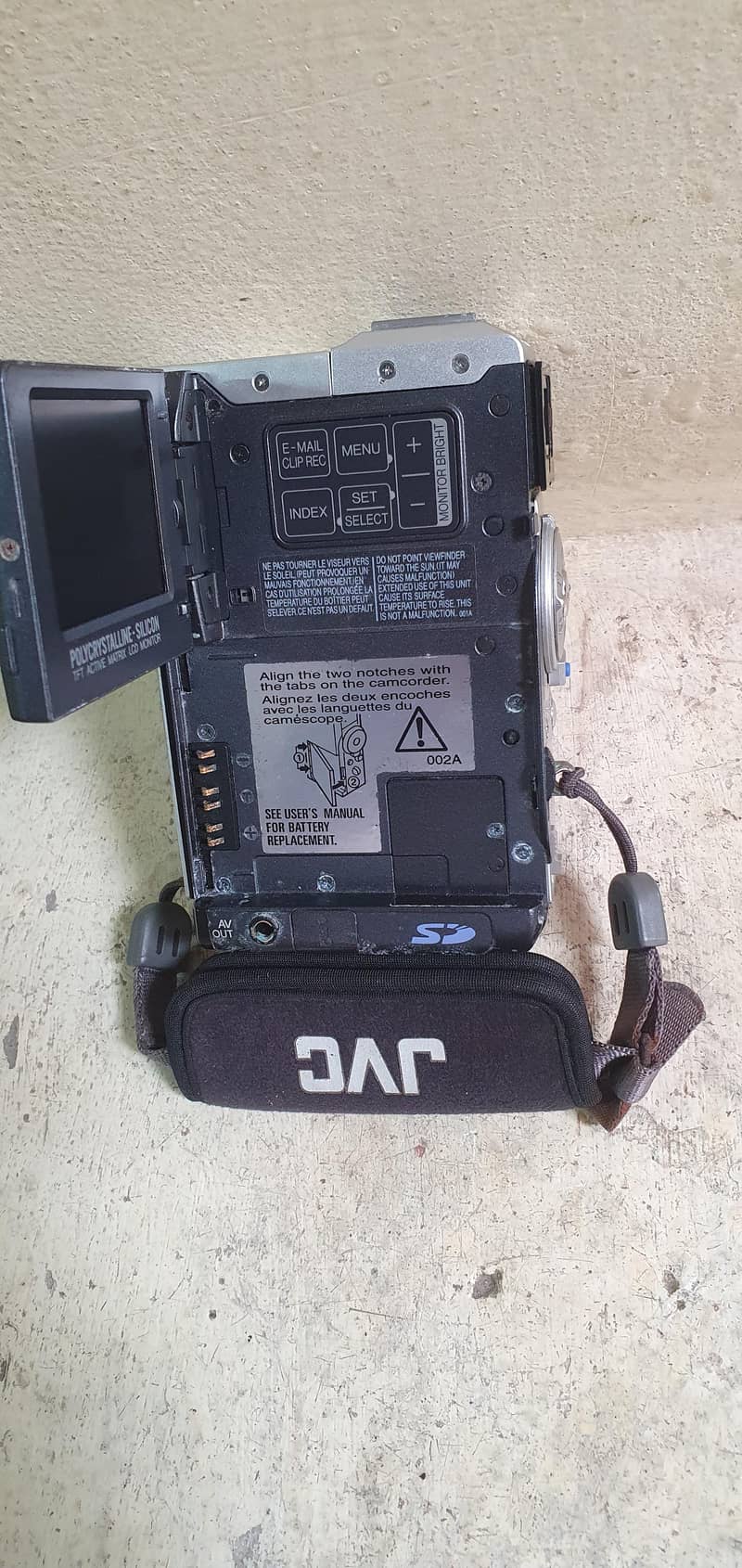 Jvc vedio camera 1