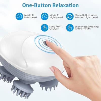 Rechargeable Head Massager | Portable Scalp Massage Device