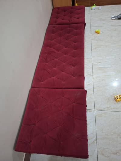 5 Seater Tufted Velvet Puffy Set for Sale