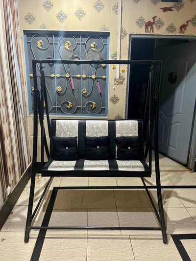 3 seater indoor & outdoor  swing with stand