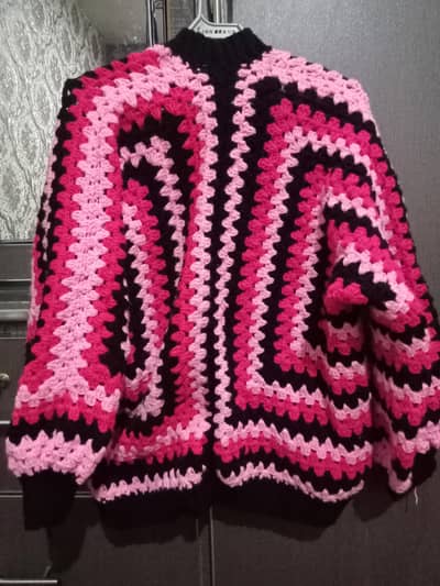 crochet sweater only one time use