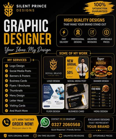 Professional Graphic Designer | Logo,Flyers,Business cards,& much more