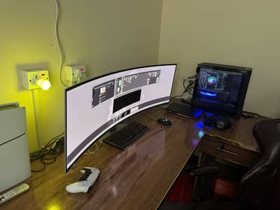 Samsung Odyssey G9 (G93SC), 49″ (5120×1440) OLED 240Hz 5K, 0.03ms