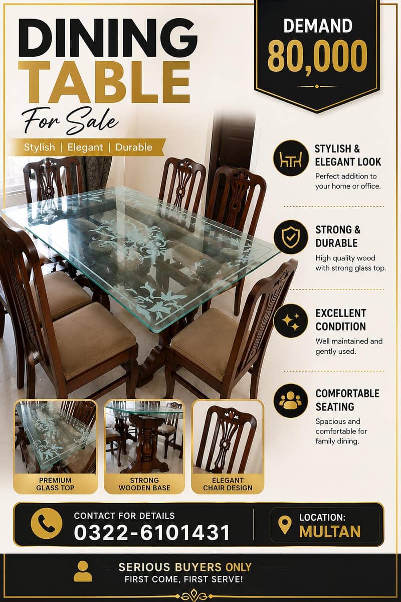 Dining table for sell 0
