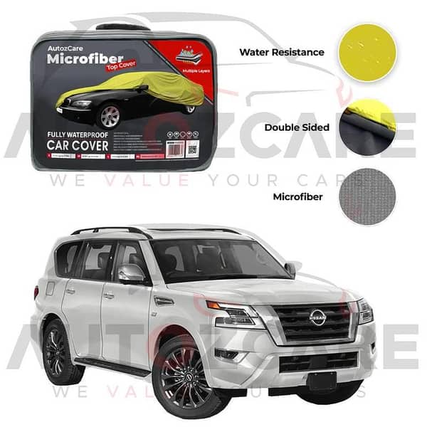 Nissan Patrol Microfiber Car Top Cover - Model 2010-2024