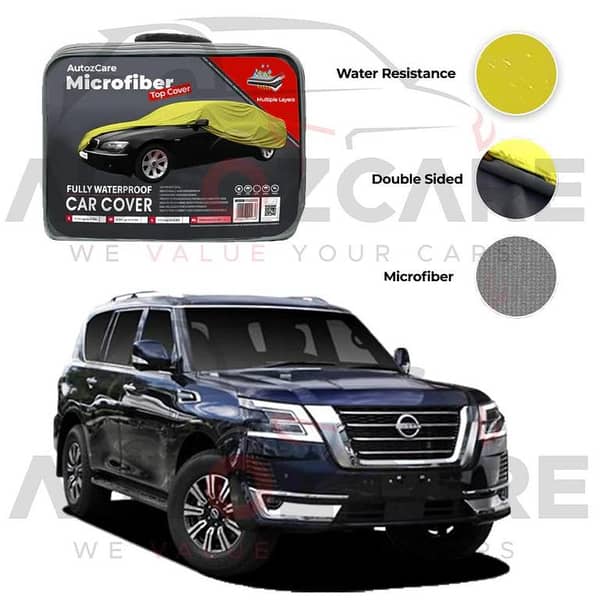 Nissan Patrol Microfiber Car Top Cover - Model 1989-2001