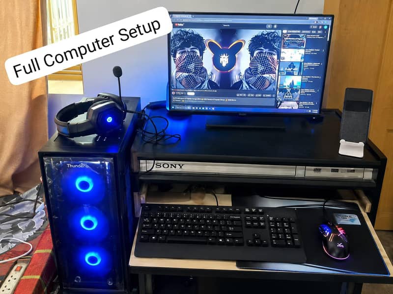 Full Gaming Computer Setup 0