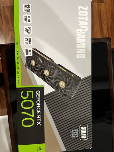 Rtx 5070 Zotac Solid Oc Brand new Condition