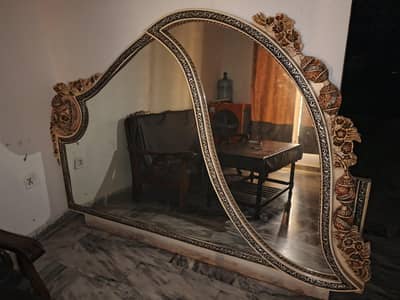 two part full wall mirror