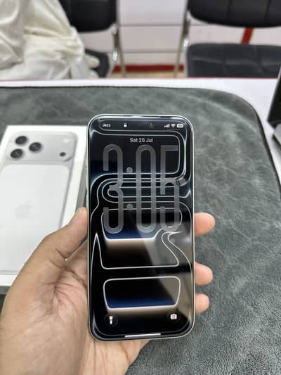 Iphone 17 Pro max Non PTA  silver Colour