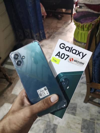 Samsung Mobile A07 Mobile One Hand Use 9 month warranty