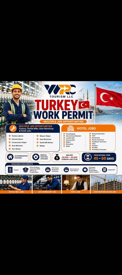 Turkey and Kyrgyzstan work permit 2 years