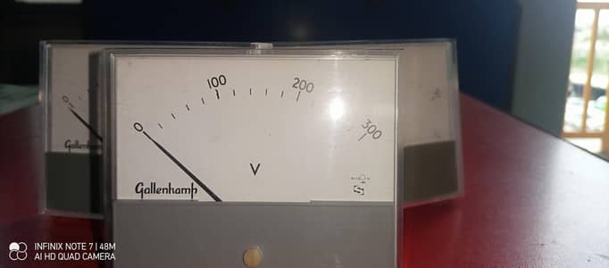Gallenkamp analog panel meter