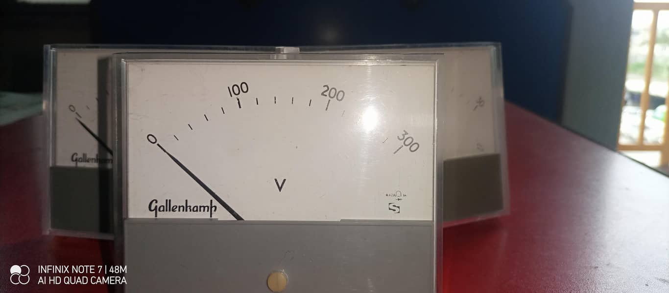 Gallenkamp analog panel meter 0