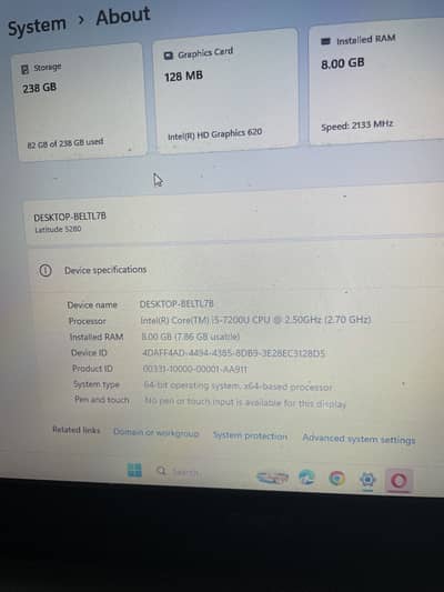Dell i5- 7th generation