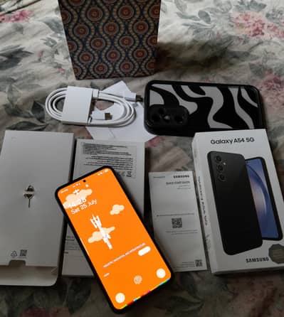 Samsung Mobile A54 5G 8/256 with complete box