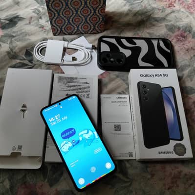 Samsung Mobile A54 5G 8/256 with complete box