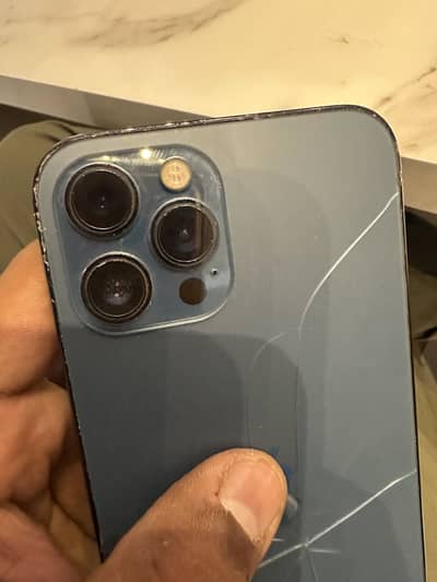 Iphone 12 pro max blue colour