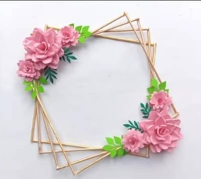 Handmade Floral Wall Hanging 