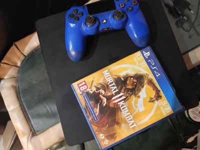 PS4 slim 500 gb online with one game and original controller with box