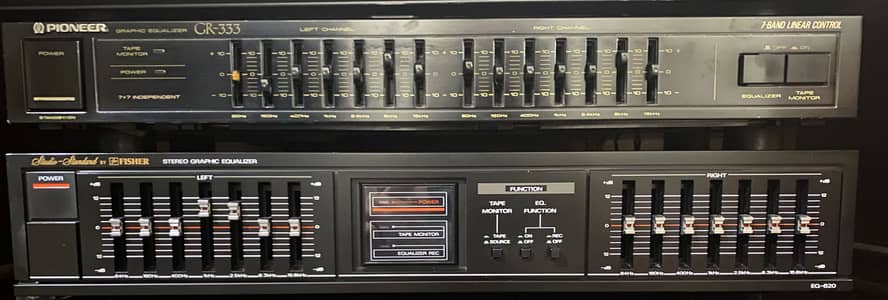 Fisher EQ 620 and Pioneer GR-333