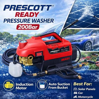 Prescott industrial Pump High Pressure Car Washer - 200 Bar induction