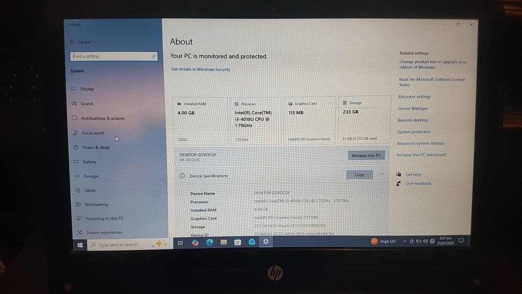 HP Core i3 4th Generation. 1