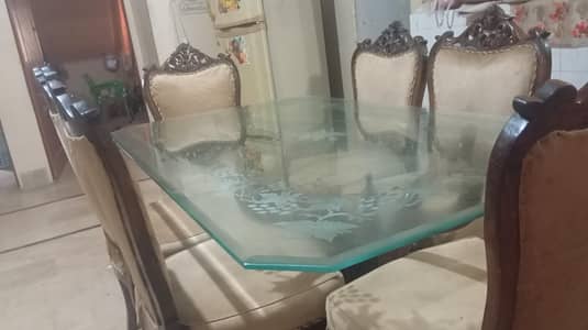 6 SEATER DINING SET
