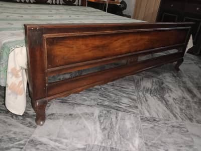 Double Bed Wooden Sale Good Condition