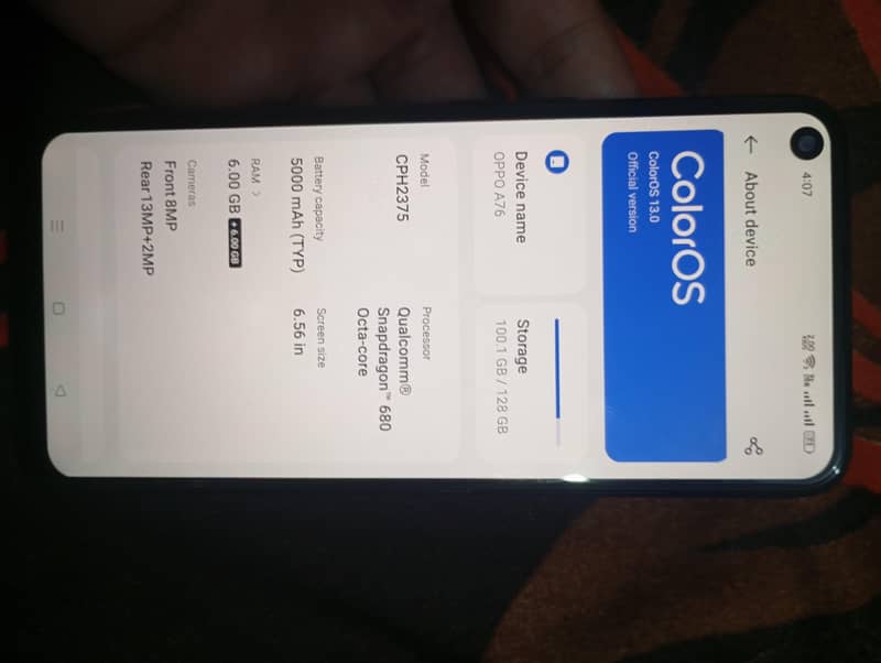 OPPO A76 4