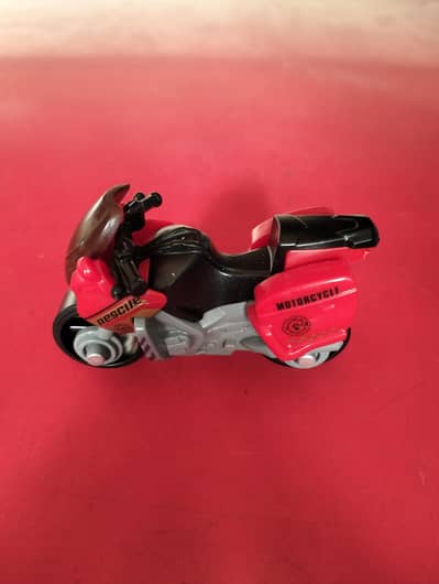 Mini Rescue Sports Motorcycle Toy – Durable Pull-Back Bike for Kids