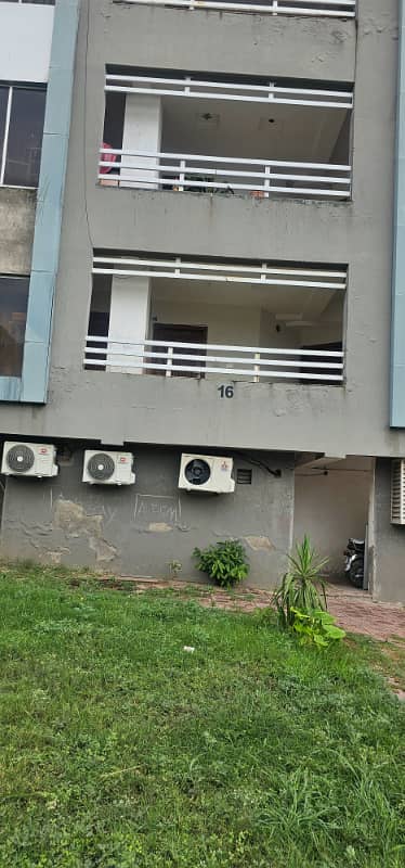 One bed flat sami furnished for rent long time bahria town