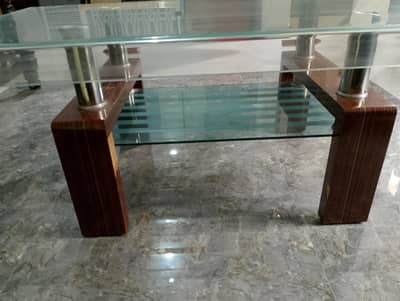 used glass center table for sale