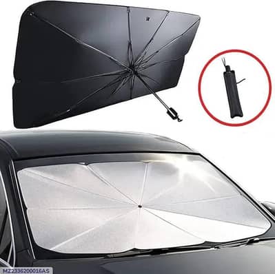 car umbrella sun shade cover foldable UV reflective