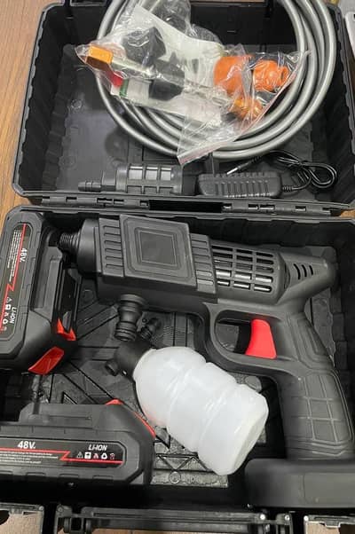 Cordless - 48V High Pressure Washer with Double Lithium ion Battery