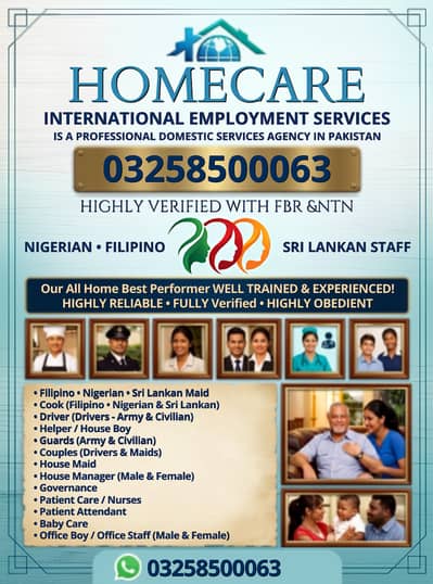 Negirian Maids / House Maids /cook/House chef / Baby Sitter available