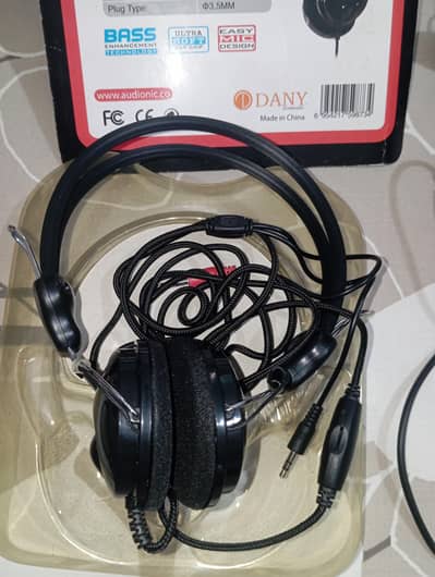Audionic Ultra Bass Gaming / Call Center Headphones