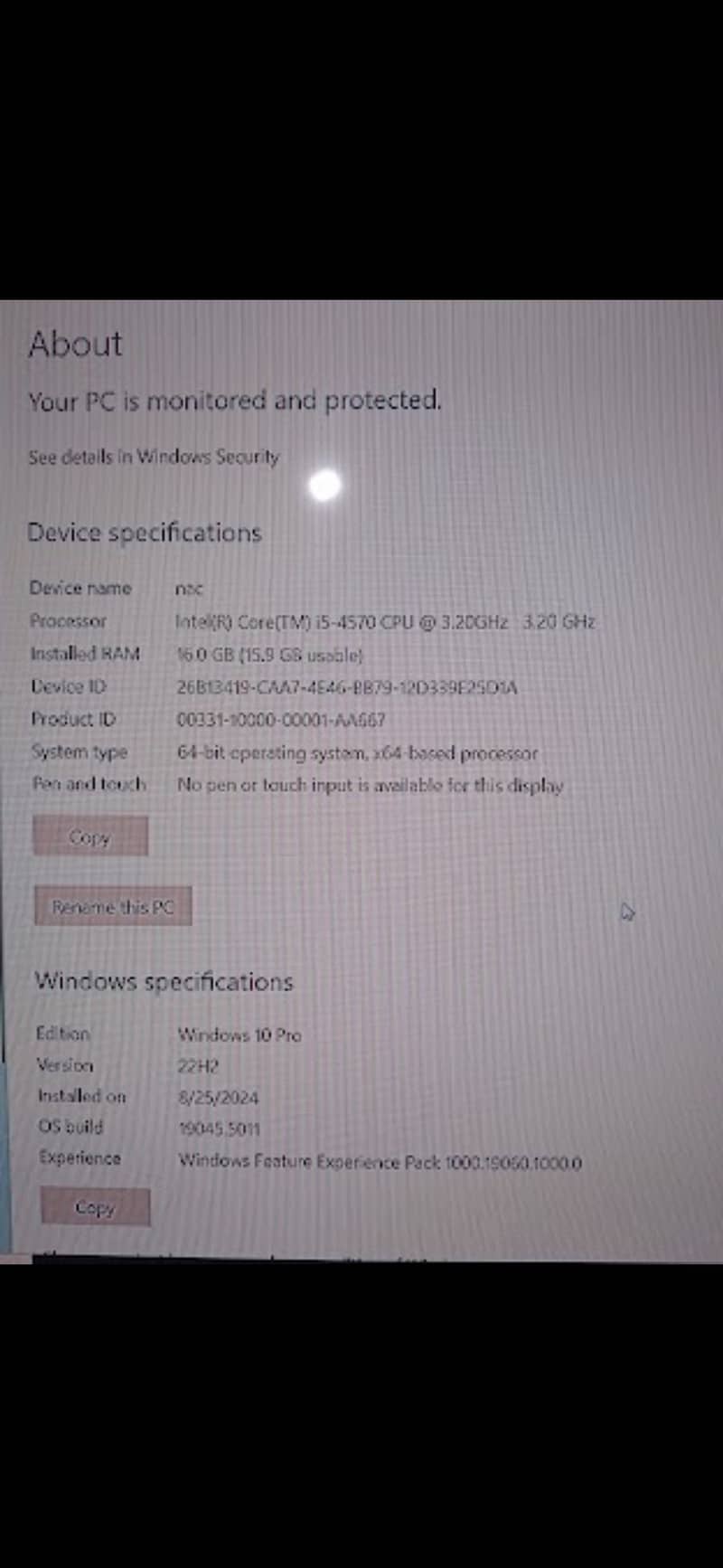 CORE I5 4 generation 2