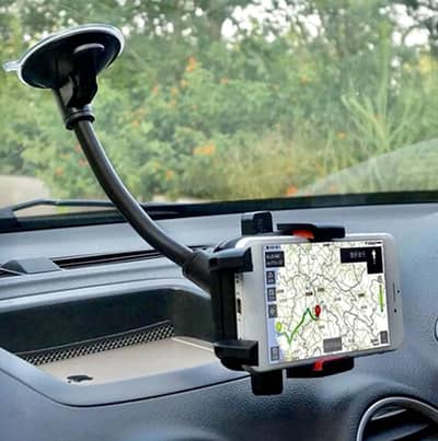 Universal Car Mobile Holder - Windshield Dashboard Mount 360° Rotation