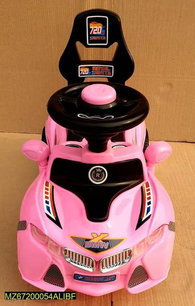 Kids Ride On Push Car BMW Style – Pink