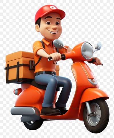Fast food Delivery Rider