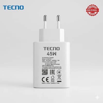 Tecno 45W Original Charger