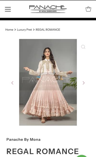 ⁠Panache By Mona - Regal Romance (Luxury Pret Formal Dress)⁠