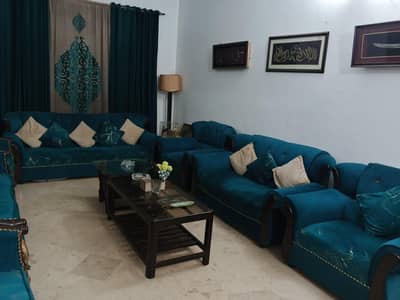 7 Seater sofa set Original Wood with valvet fabric