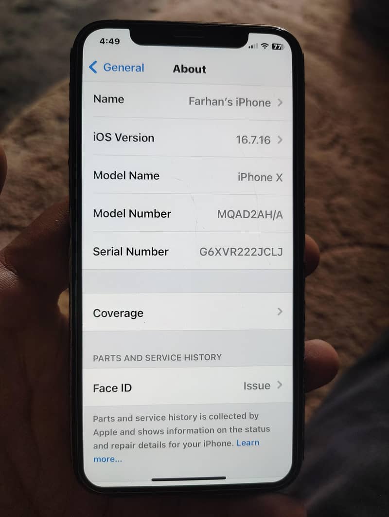 Apple iPhone X 5