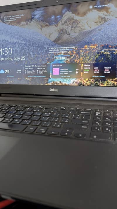 Dell Laptop DESKTOP-BDPSEH6 Processor	Intel i3-6006U CPU, 16 GB Ram