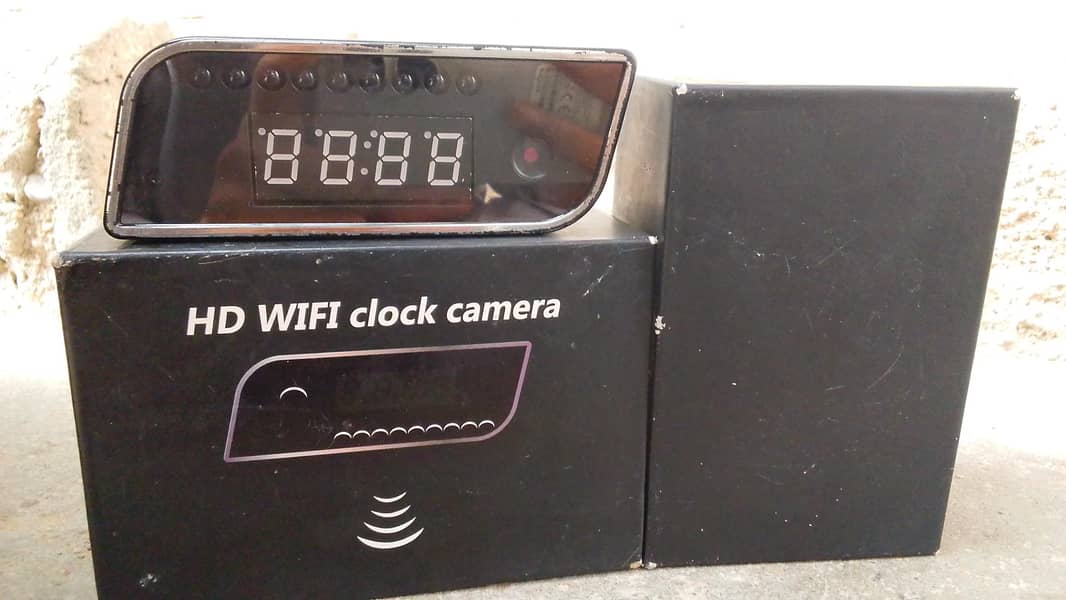 hd wifi clock camera 1
