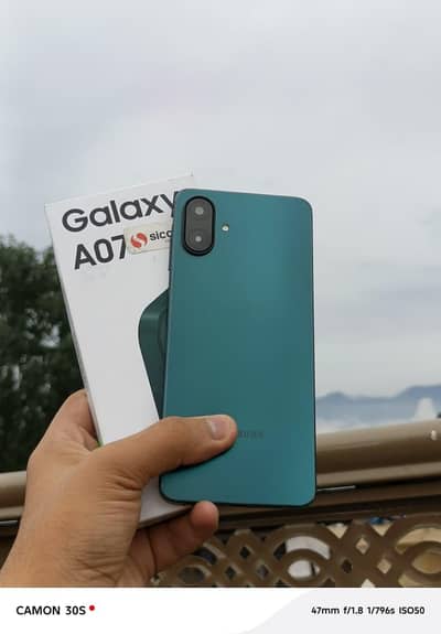 Samsung Mobile A07 With Complete Box.
