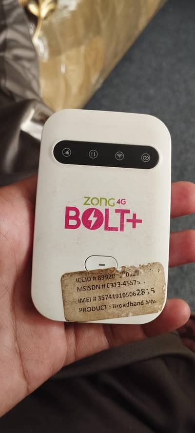 Zong 4G BOLT+